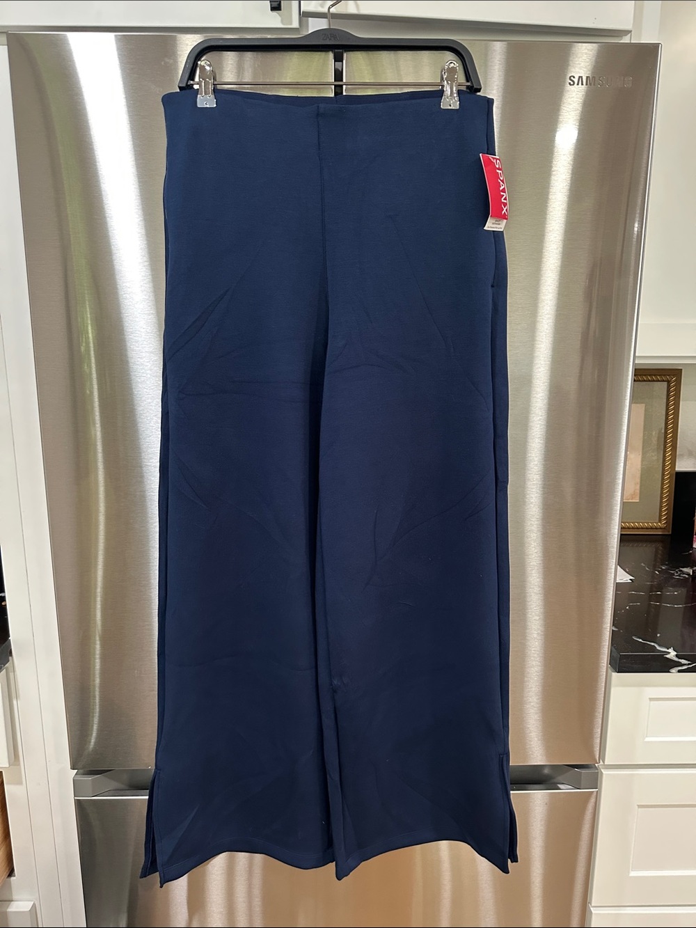 NWT SPANX AirEssentials Zero Waistband Wide Leg Pants L